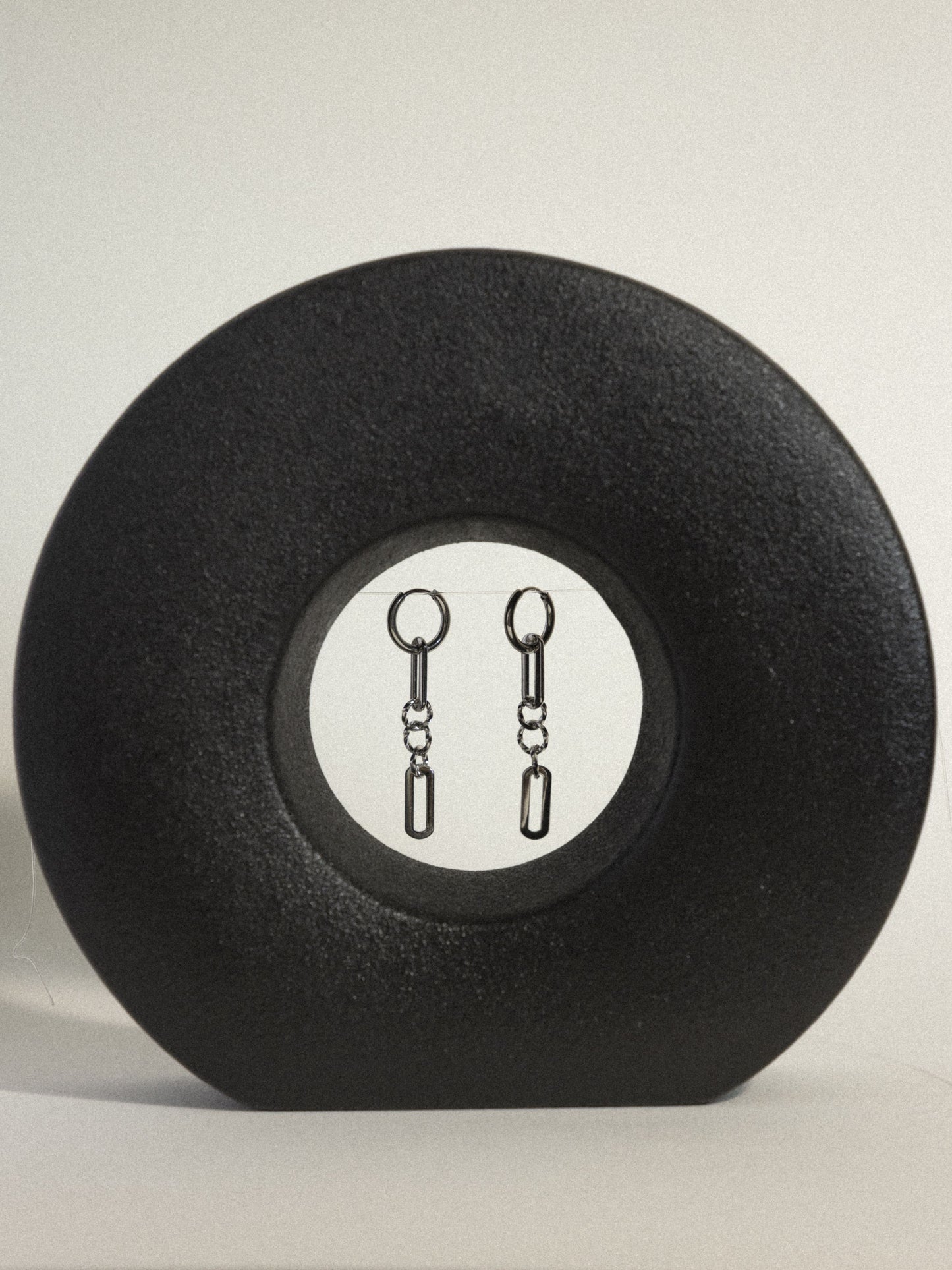 Modular chain earrings