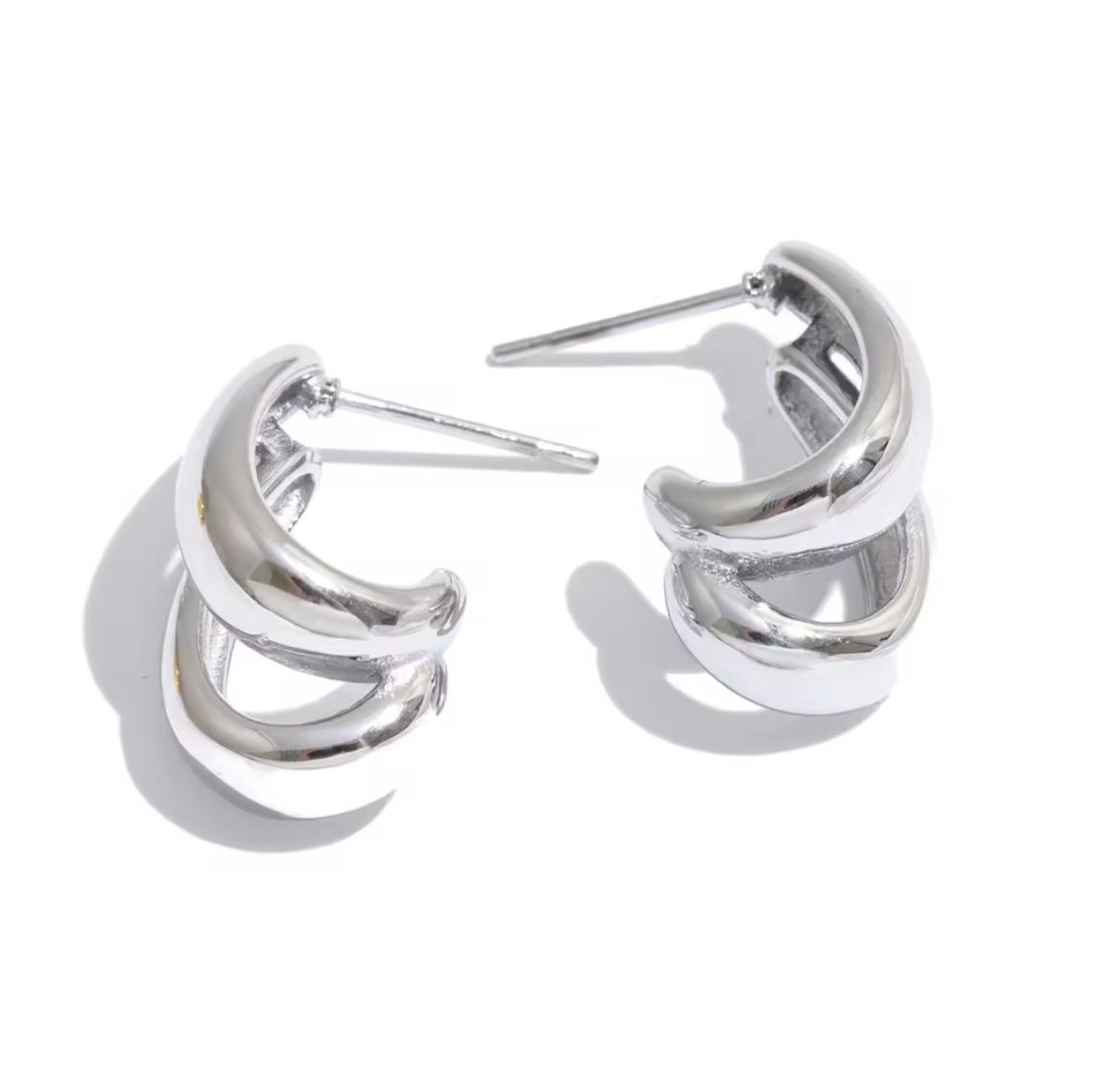 Duet II Hoop Earrings