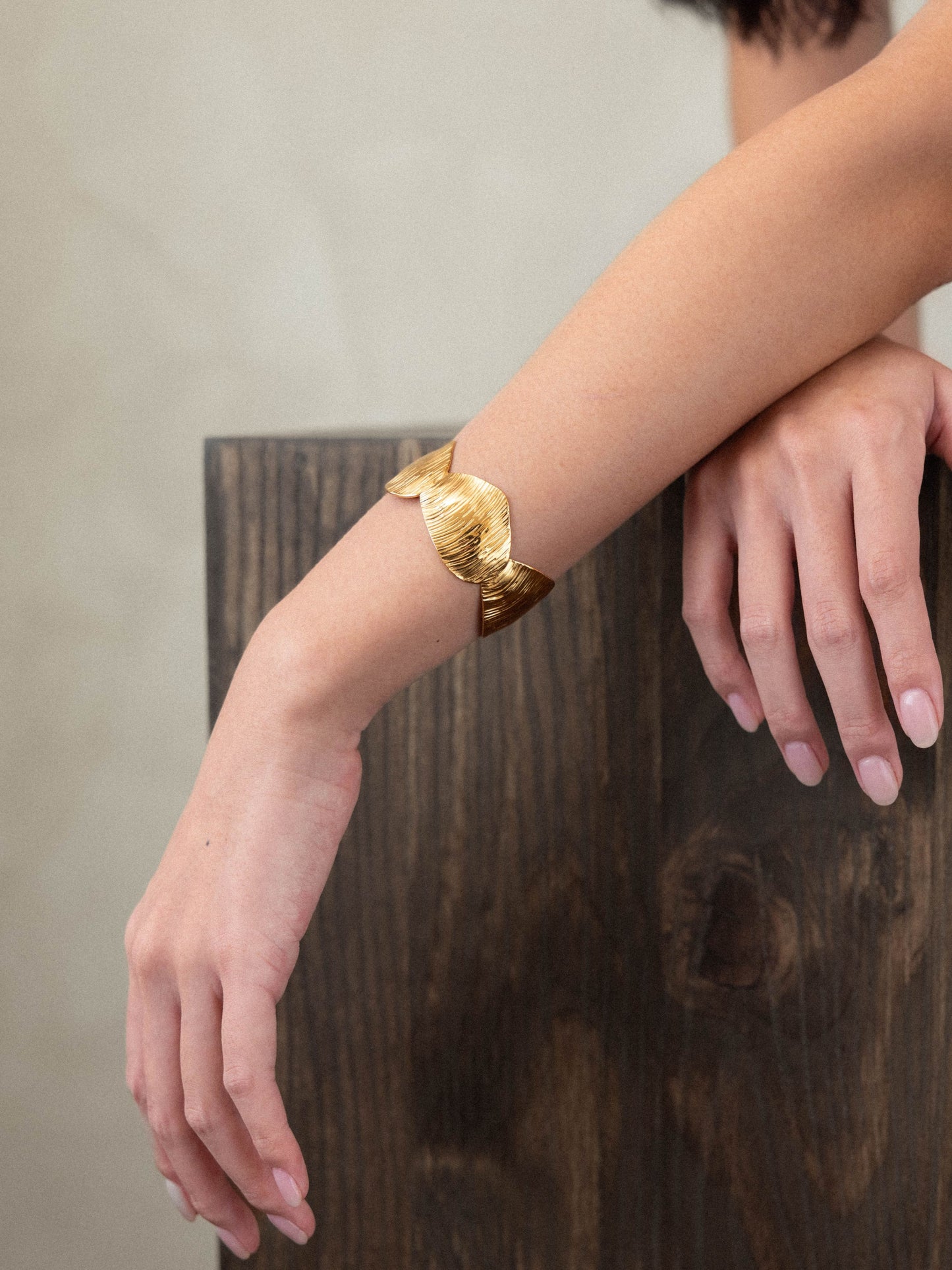 Golden dawn cuff bracelet