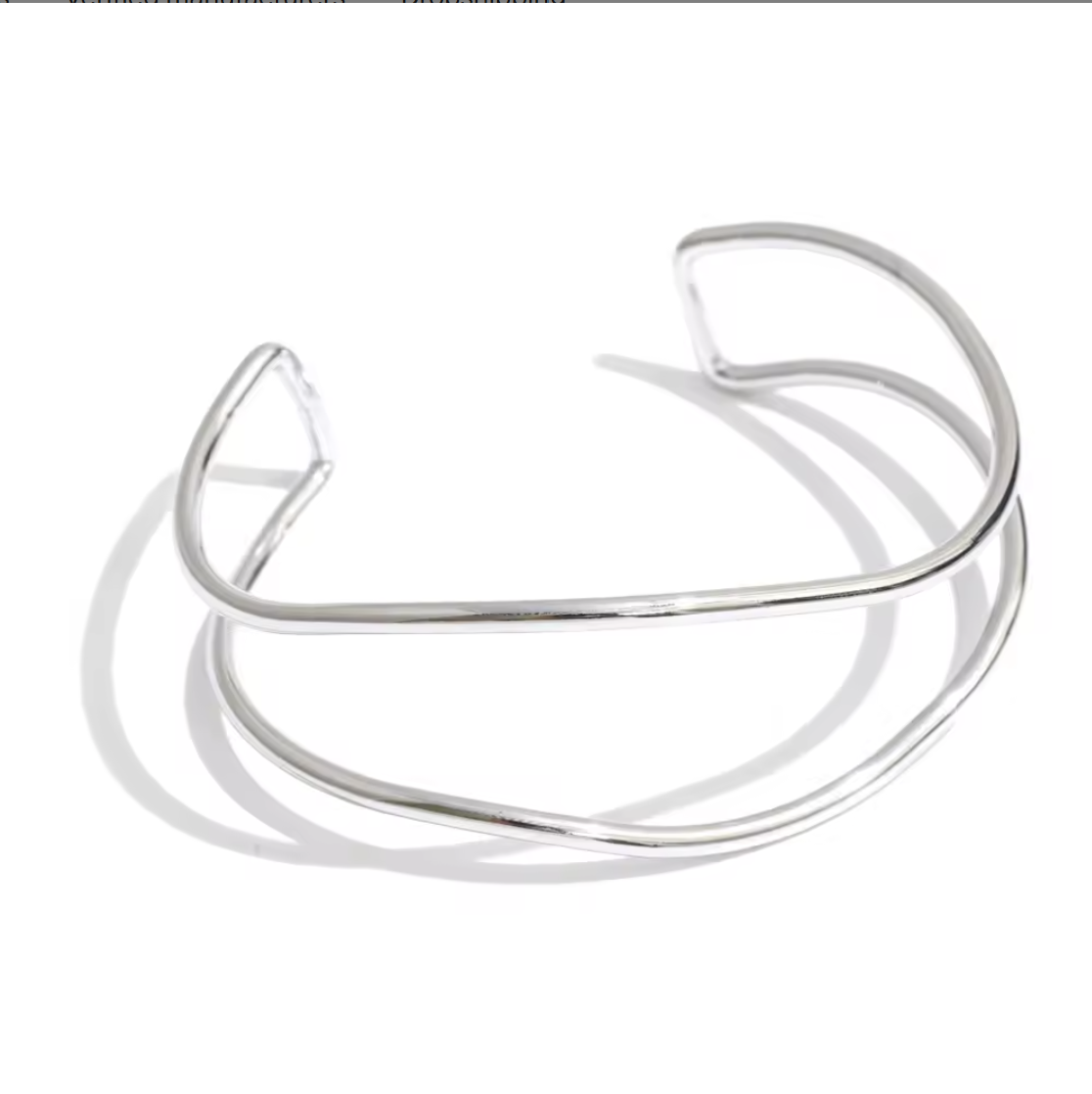 B151 Gentle Geometric Cuff Bracelet