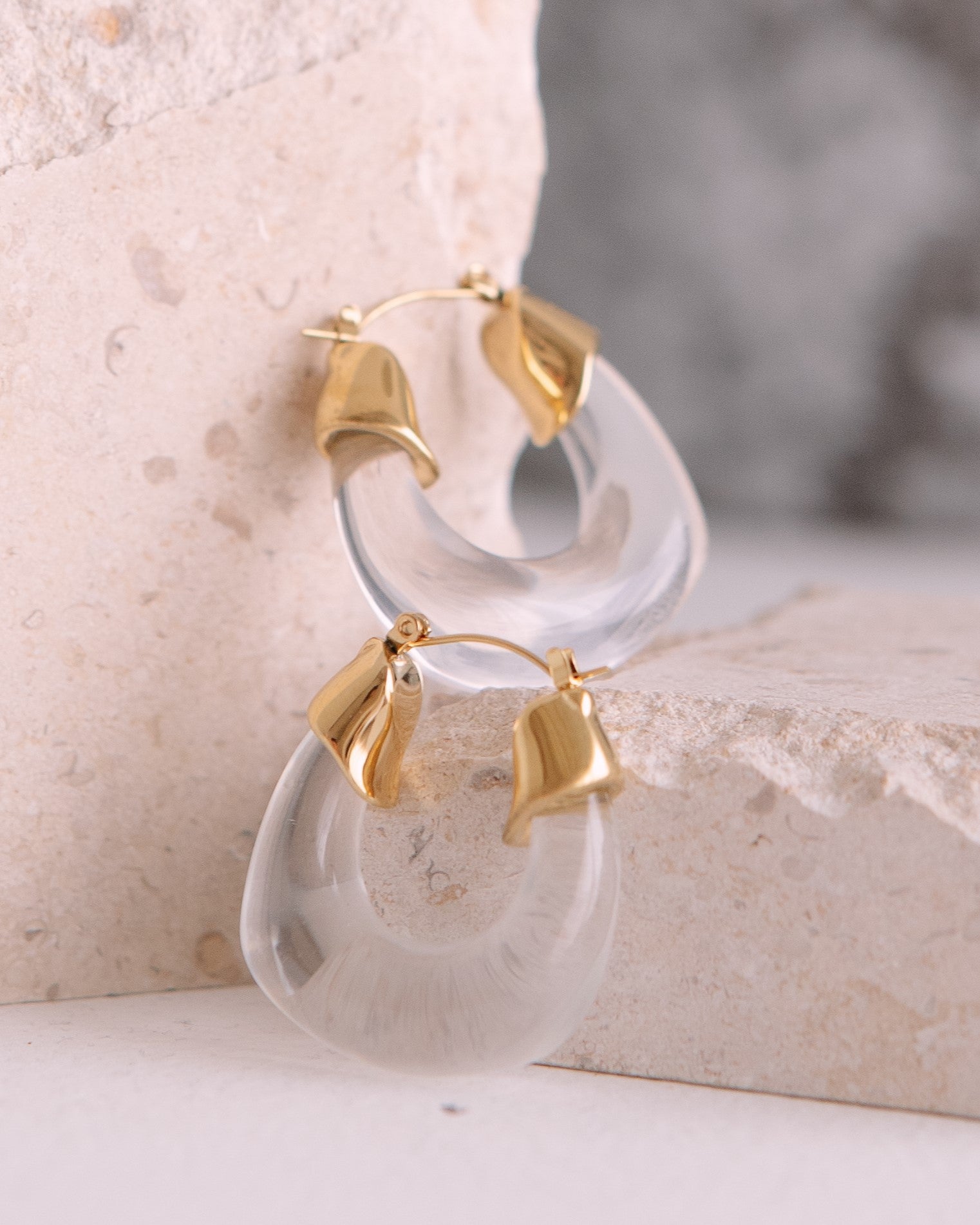 Thalia acrylic earrings