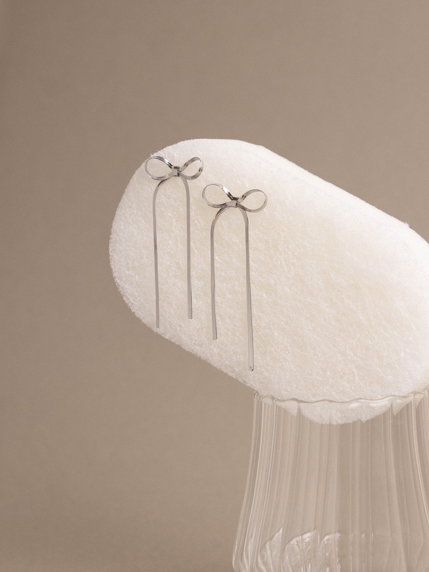 Belle ribbon earrings