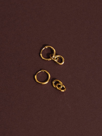 Convertible chain earrings