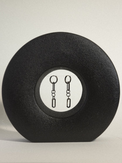 Modular chain earrings