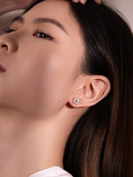 Flower Blossom Ear Studs
