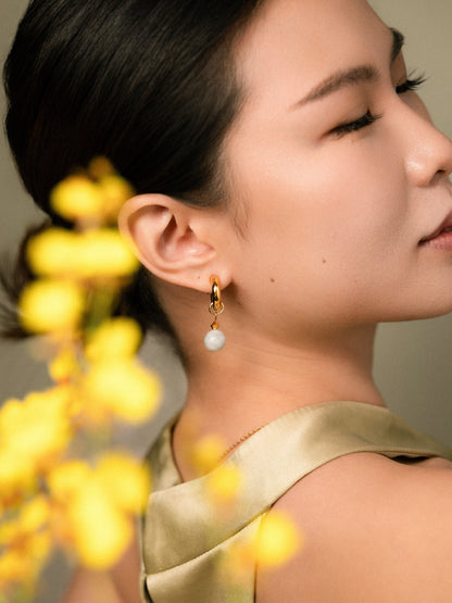 Pearl & Jade Three-Ways Convertible Earrings