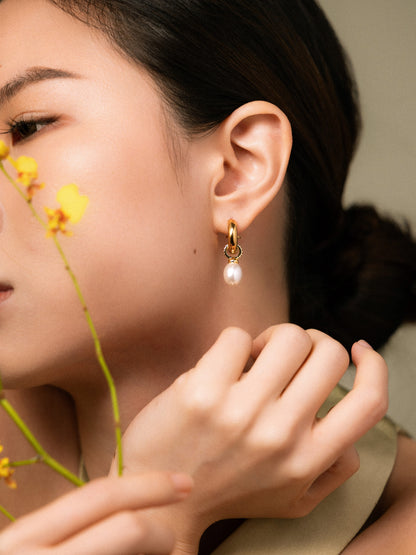 Pearl & Jade Three-Ways Convertible Earrings