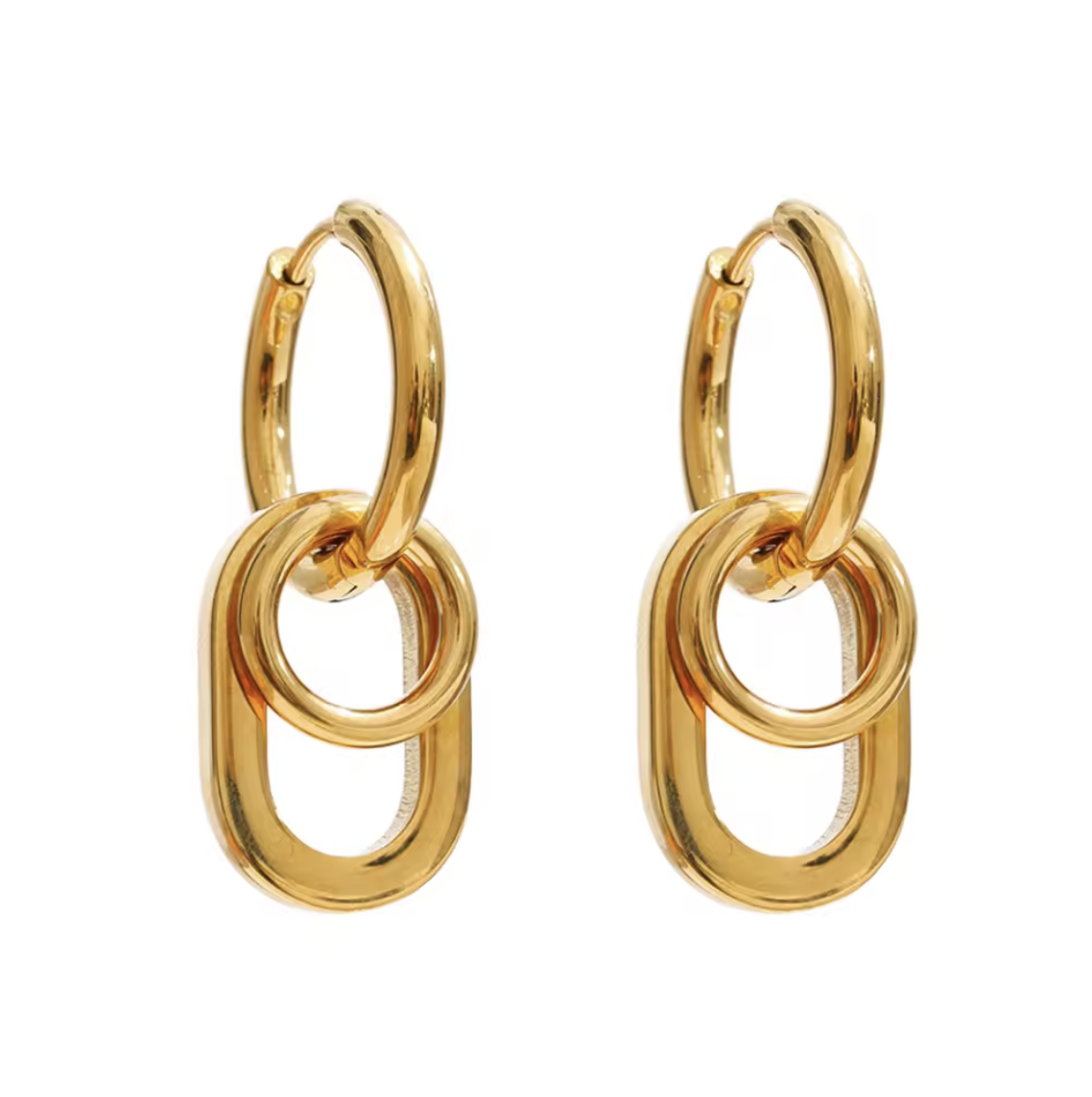 Orbit Link 3-Way Earrings