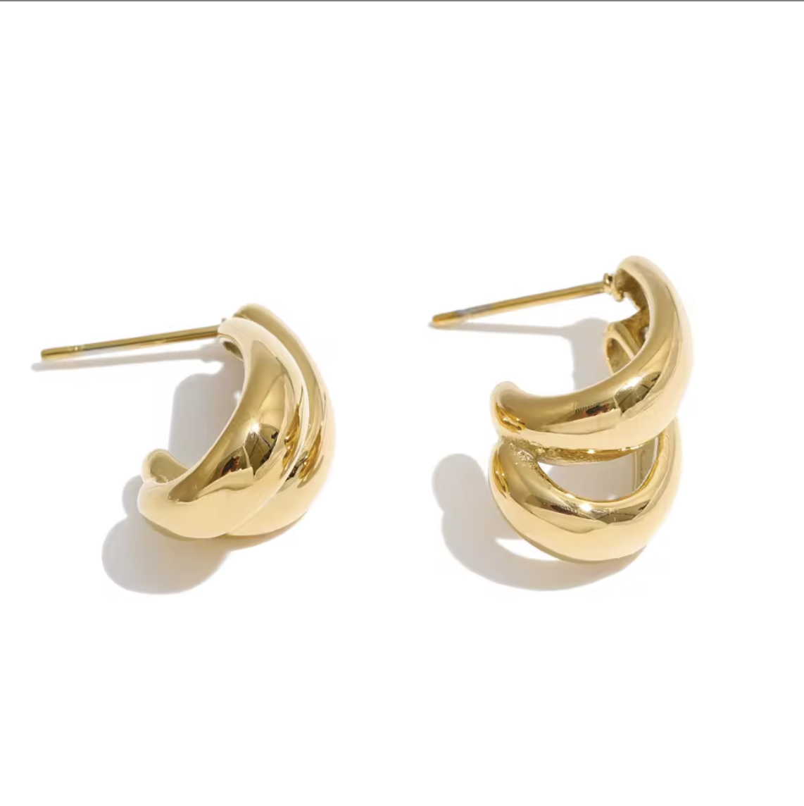 Duet II Hoop Earrings