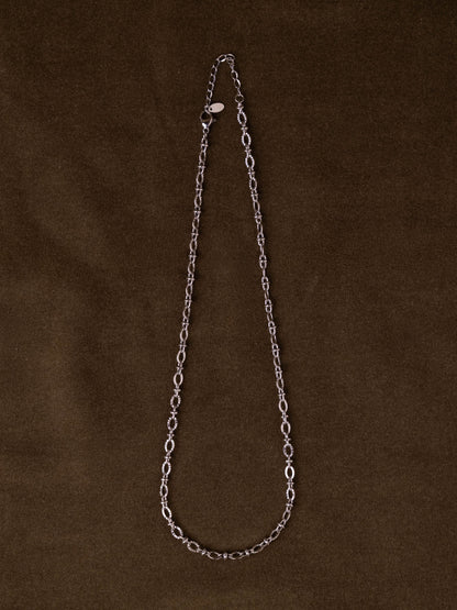 Fluted Link Chain Necklace