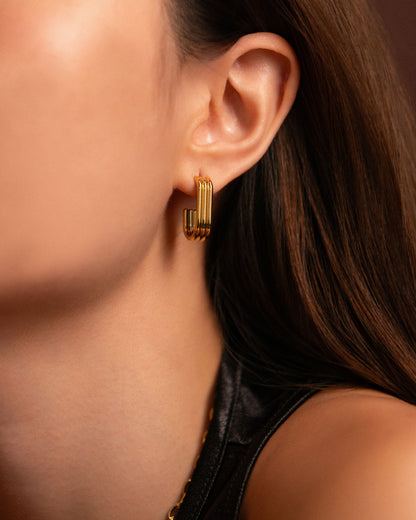 Parallel Flow Earrings