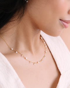 Tartiana pearl chain necklace