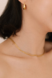 Soft radiance layered necklace