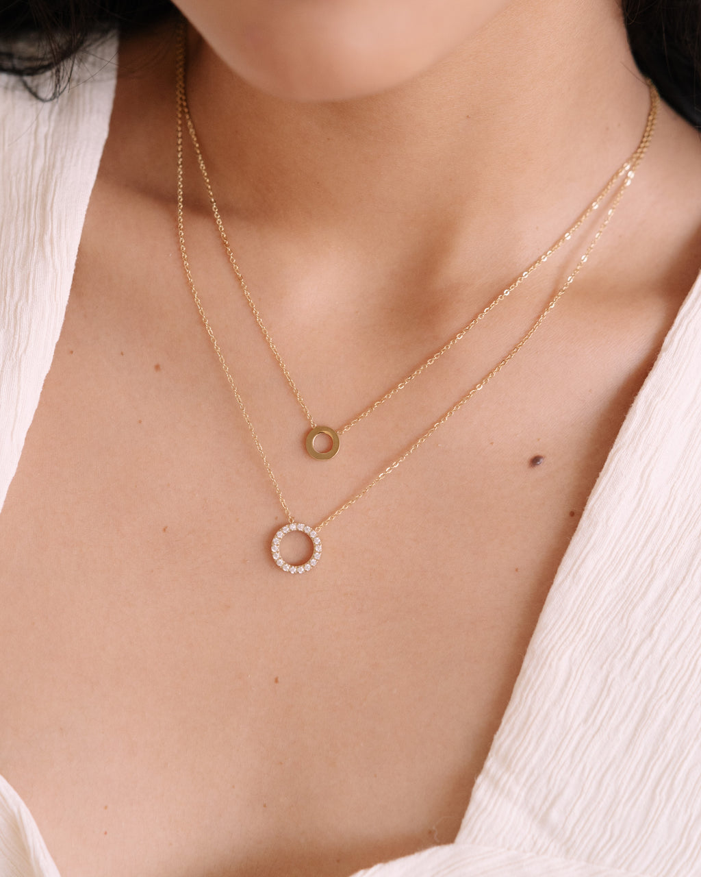 Duo ora layered necklace
