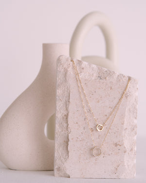 Duo ora layered necklace