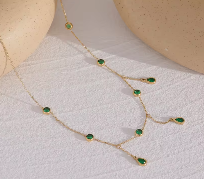 N141-01 Emera necklace (For Clara)