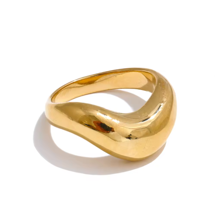 R161 Soft Wave Ring