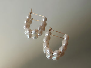 Mira pearls earrings