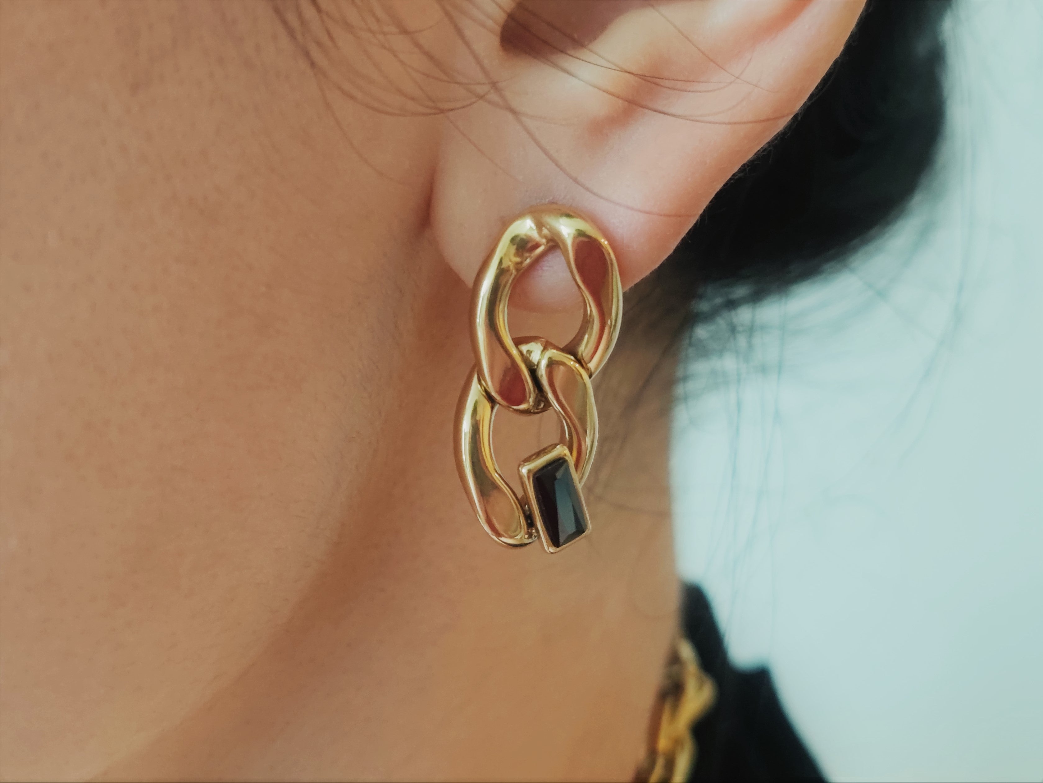 Breath earrings (Gold)